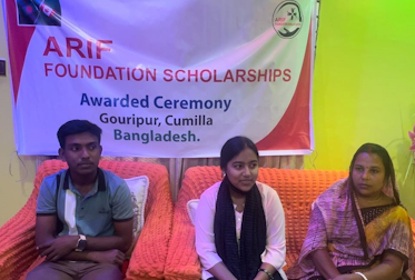 Arif Foundation Awards Two Scholarships to High Acheiving Students